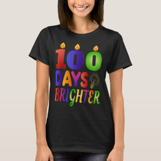 T-shirt 100 jours plus lumineux 100e jour pour les enfan