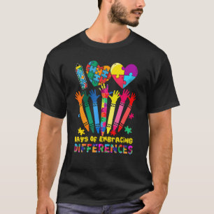 T-shirt 100 jours pour embrasser les différences Sensibili