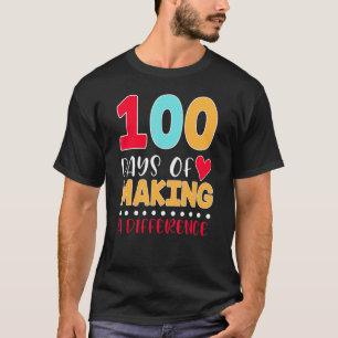 T-shirt 100 jours pour faire la différence 100e jour d'éco