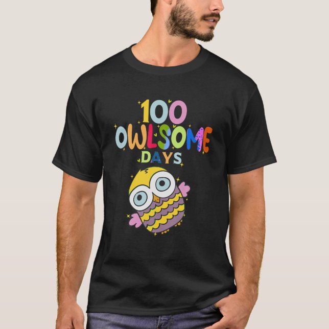 T-shirt 100 Jours Propres Magnifique 100 Jours D'École Cut (Devant)