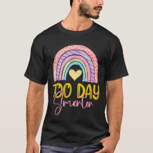 T-shirt 100 Jours Smarter 100 Jours De L'École Rainbow Tea