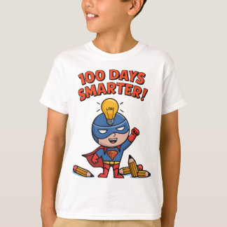 T-shirt 100 Jours Smarter 100 Jours d'école