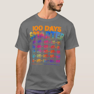 T-shirt 100 Jours Smarter Joyeux 100E Jour D'Étudiant