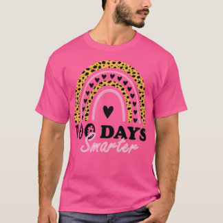 T-shirt 100 Jours Smarter Joyeux 100E Jours D'École Rainbo