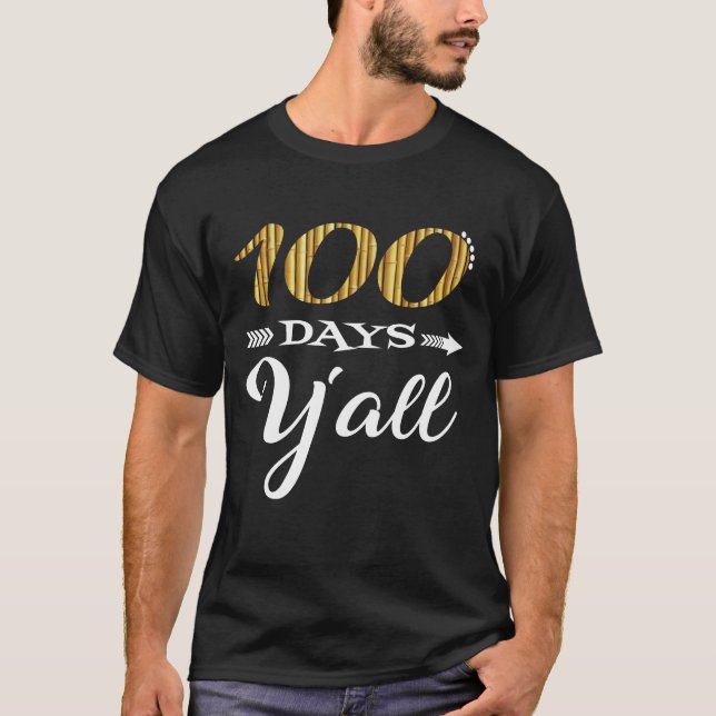 T-shirt 100 Jours Y tout enseignant ou étudiant (Devant)