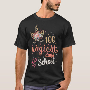 T-shirt 100 Magical Days of School Unicorn Enseignant St
