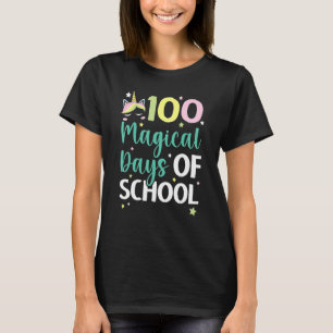 T-shirt 100 Magie Des Jours De L'École Unicorne 100 Jours