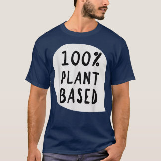T-shirt 100 Plante végétarien à base végétarienne