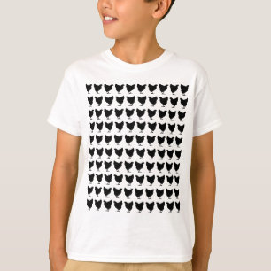 T-shirt 100 poulets - Noir