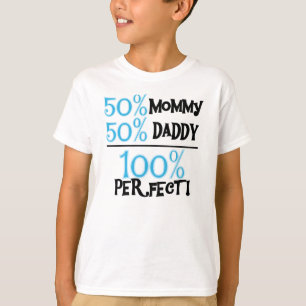 T-shirt 100 pour cent perfectionnent le bleu