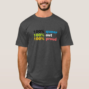 T-shirt 100% Queer 2