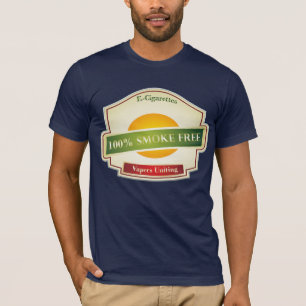 T-shirt 100% sans fumée, union de Vapers