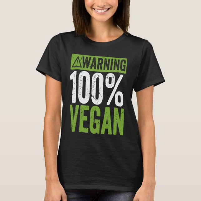 T-shirt 100 Vegan  1 (Devant)