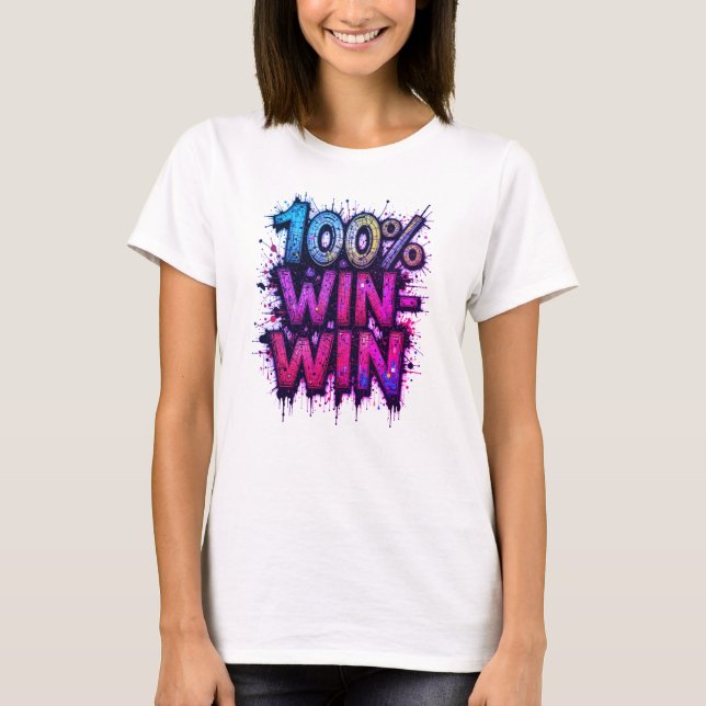 T-shirt 100 % Win-Win (Devant)