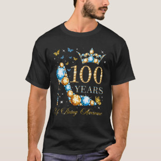 T-shirt 100E Anniversaire 100 Ans D'Être Étonnant 100 Ans