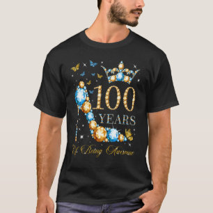 T-shirt 100e anniversaire 100 ans d'être stupéfiant 100 an