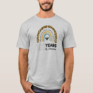 T-shirt 100e anniversaire, 100e, heureux 100e anniversaire
