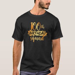 T-shirt 100E Anniversaire Squad Amusant 100 Anniversaire M