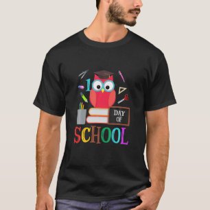 T-shirt 100E Jour De Chouette De L'École Enseignant Étudia