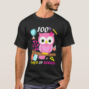 T-shirt 100e Jour De L'École 100 Jours Plus Smarter Cute O