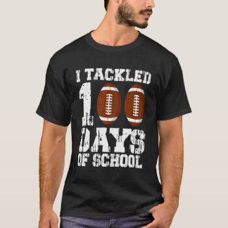 T-shirt 100E Jour De L'École Football Élève J'Ai Attaqué 1