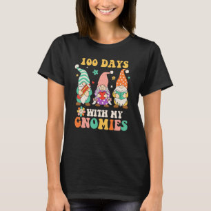 T-shirt 100E Jour De L'École Gnome Costume Pour Femmes Hom