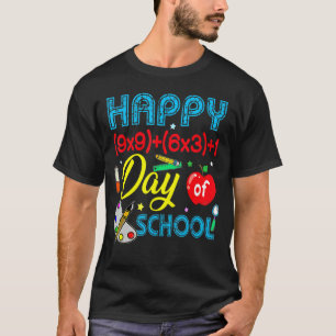 T-shirt 100e jour de mathématiques Professeur Formule math