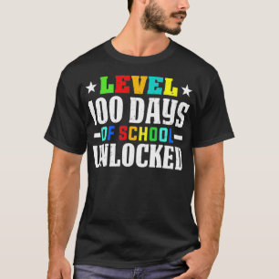 T-shirt 100e jour de niveau scolaire 100 jours de l'école 