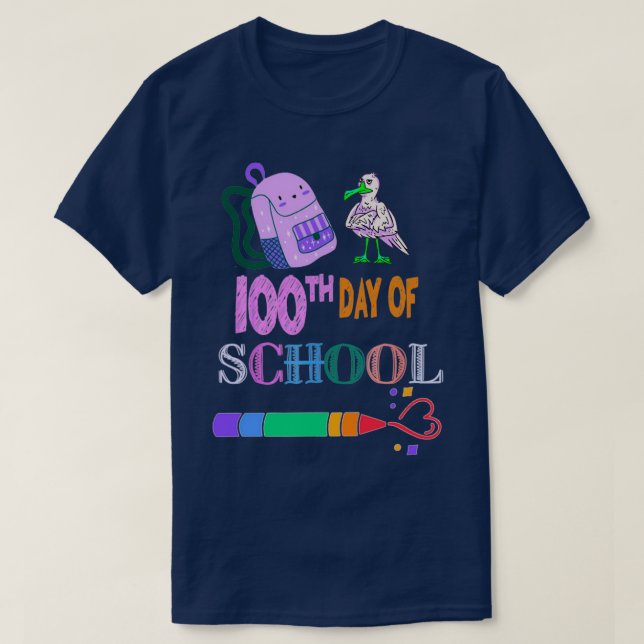 T-shirt 100e jour d'école 19 (Design devant)