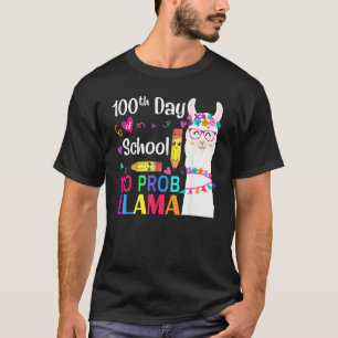 T-shirt 100e jour d'école enseignant élève 100 jours intel
