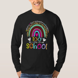 T-shirt 100e jour d'école enseignant élève 100 jours intel