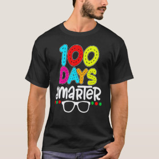 T-shirt 100e jour d'école enseignant enfant enfant heureux