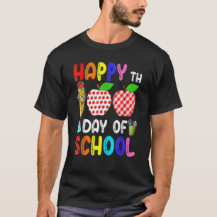 T-shirt 100e jour d'école enseignants enfant heureux 100 j