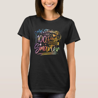 T-shirt 100e jour d'école Mes élèves sont intelligents dep