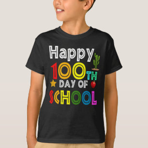 T-shirt 100e jour d'école pour les élèves d'âge préscolair