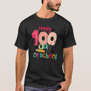 T-shirt 100E Jour D'École Pour Les Enseignants Enfants Joy