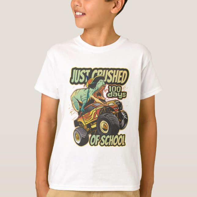 T-shirt 100E Jour D'Enseignants Scolaires Enfants Joyeux 1 (Devant)