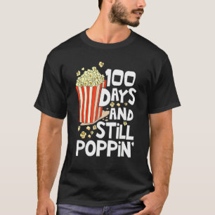 T-shirt 100ème Jour De L'École 100 Jours Et Toujours Poppi