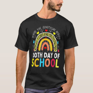 T-shirt 100ème Jour De L'École Enseignant 100 Jours Smarte