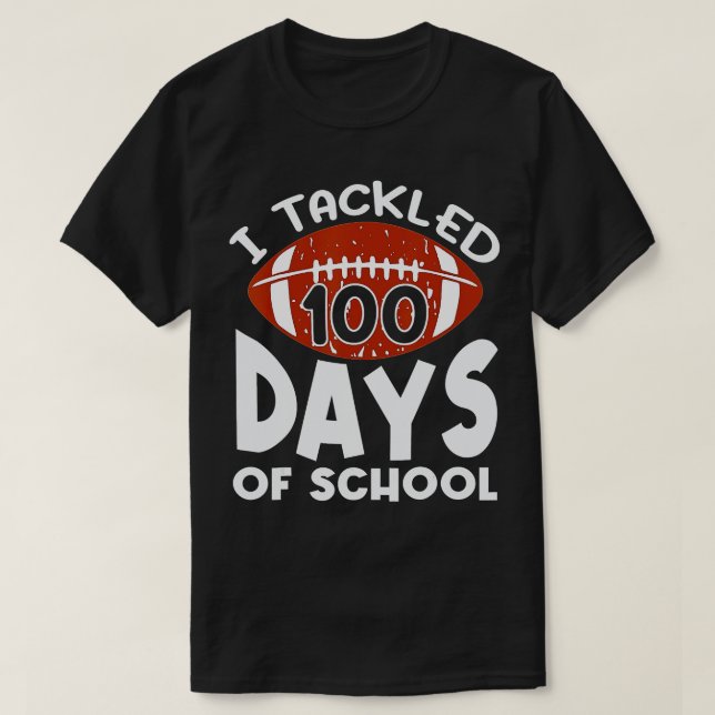 T-shirt 100ème Jour de l'école J'ai traité 100 Jours de l' (Design devant)