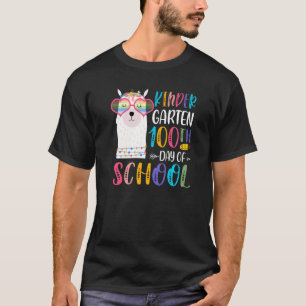 T-shirt 100ème jour de l'école No Prob Llama 100 Jours de