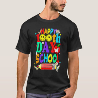 T-shirt 100ème Jour D'Enseignants Scolaires Enfants Enfant
