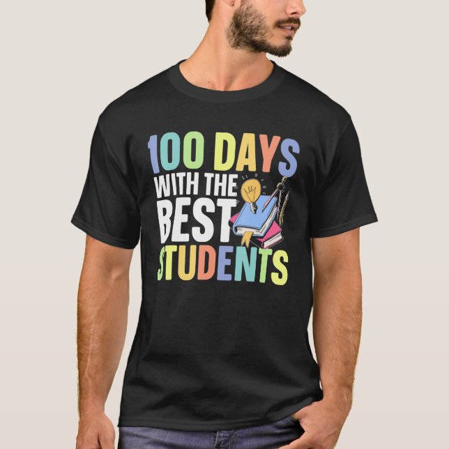 T-shirt 100th Day Grade School Teacher 3 (Devant)