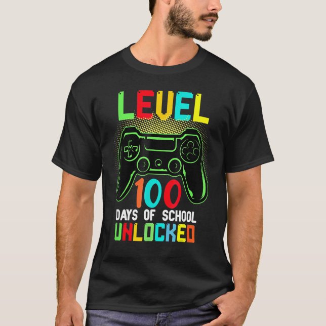 T-shirt 100th Day Of School Shirt Teachers Students Kids 1 (Devant)