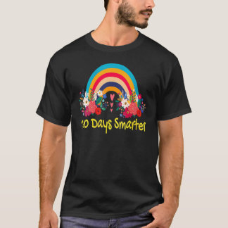 T-shirt 100th Day Of School Teacher Cute 100 Days Smarter 