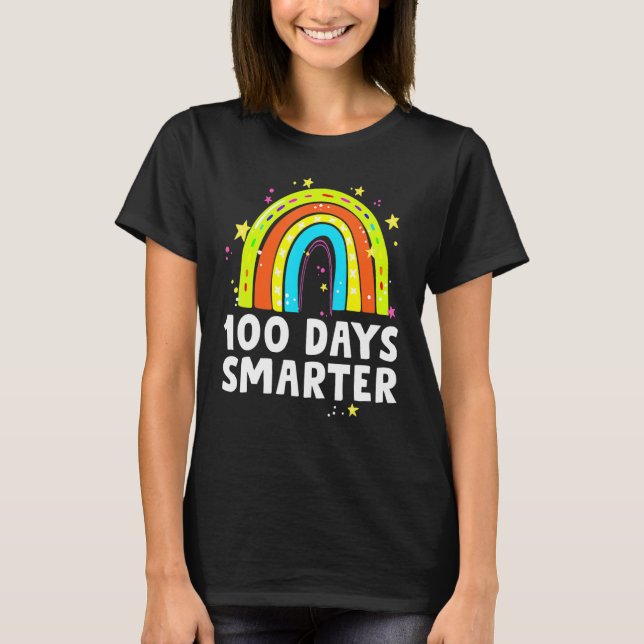 T-shirt 100th Day Of School Teacher Student 100 Days Smart (Devant)