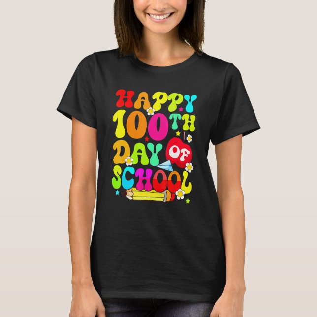 T-shirt 100th Day Of School Teachers Costume 100 Days Stud (Devant)