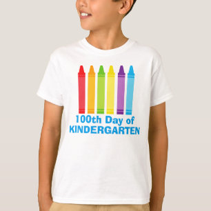 T-shirt 100th Jour de jardin d'enfants