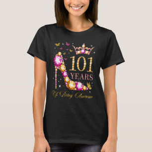 T-shirt 101 Ans D'Être Impressionnant 101 Ans 101E Bir