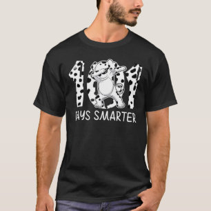 T-shirt 101 Jours Chien Dalmation Plus Intelligent